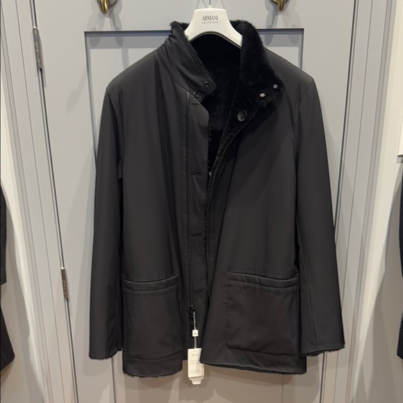 Armani Collezioni Black Men's Jacket - Picture 1 of 6